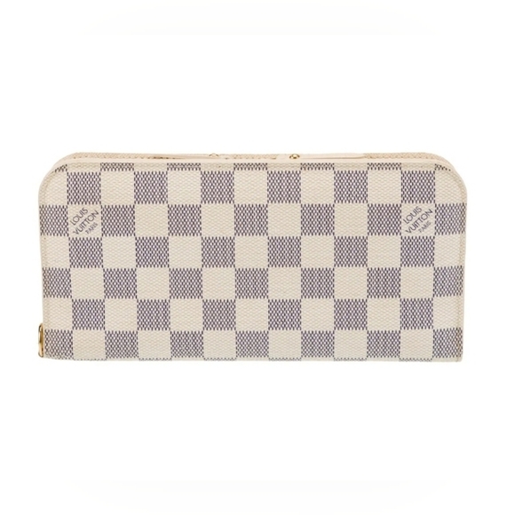 Louis Vuitton Limited Edition Damier Azur Pattern Continental Wallet